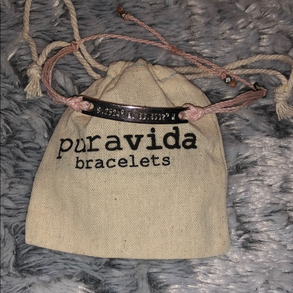 pura vida pink coordinate charm bracelet